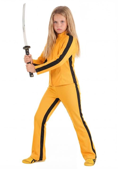 Yellow Ninja Assassin Costume Girls
