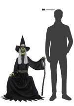 Seated Cackling Witch Animatronic Decoration Alt 5