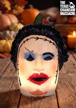 Realistic Pretty Woman Leatherface Pumpkin Decoration